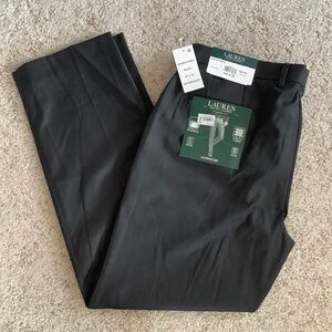LAUREN Ralph Lauren ULTRAFLEX Classic Fit PANTS 36 x 30 BLACK Stretch NWT